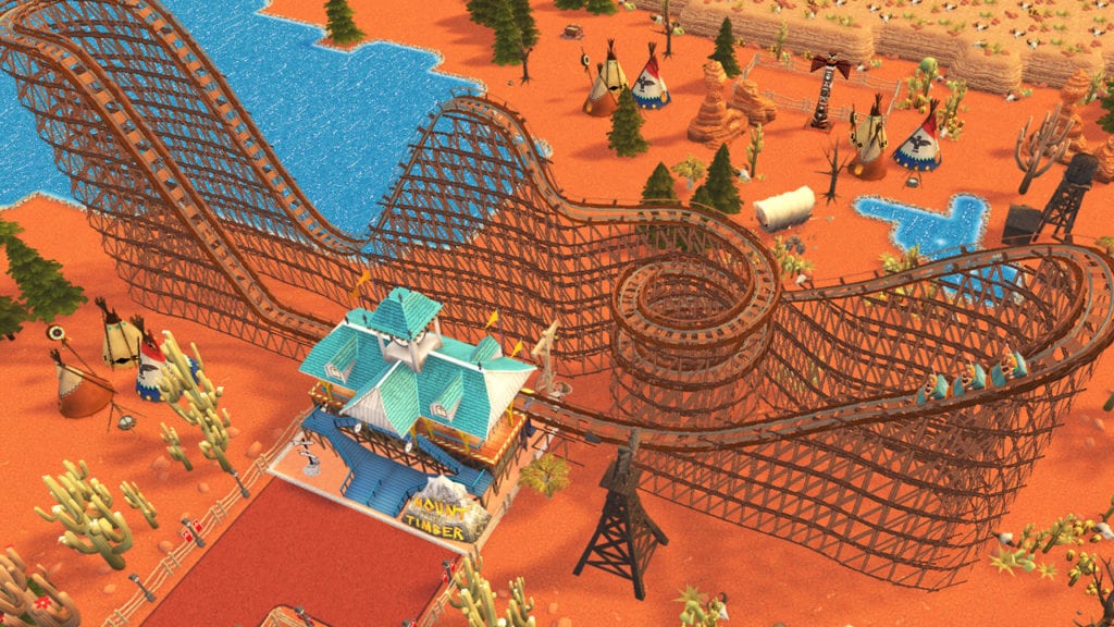 roller coaster tycoon 1 lower ground level